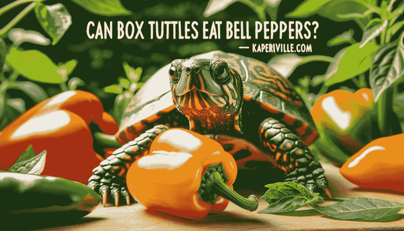 Can Box Turtles Eat Bell Peppers