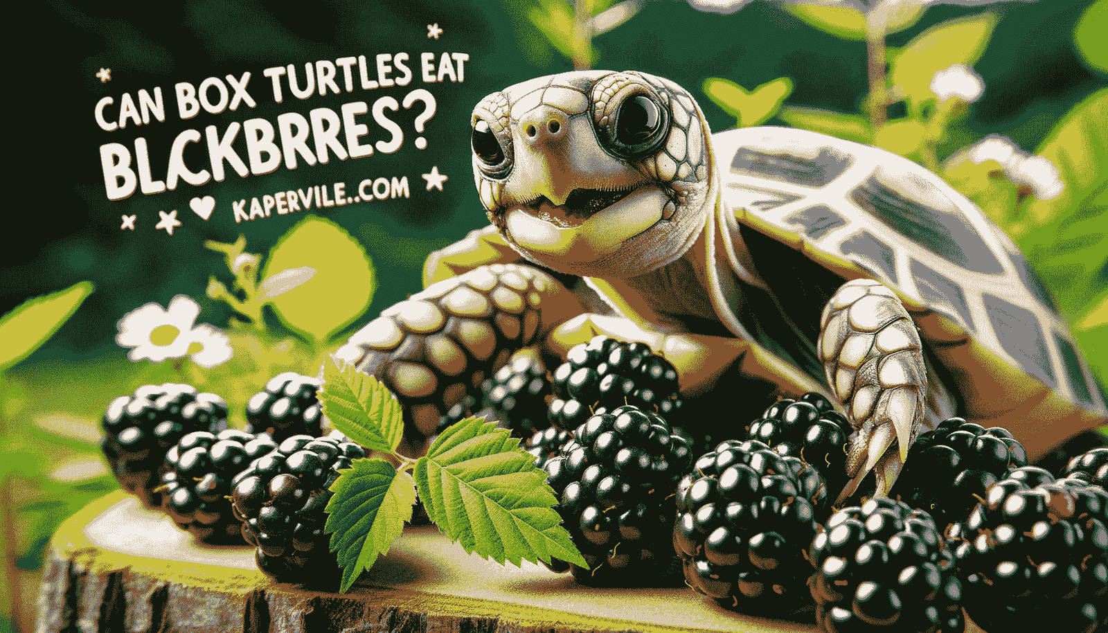 Can Box Turtles Eat Blackberries