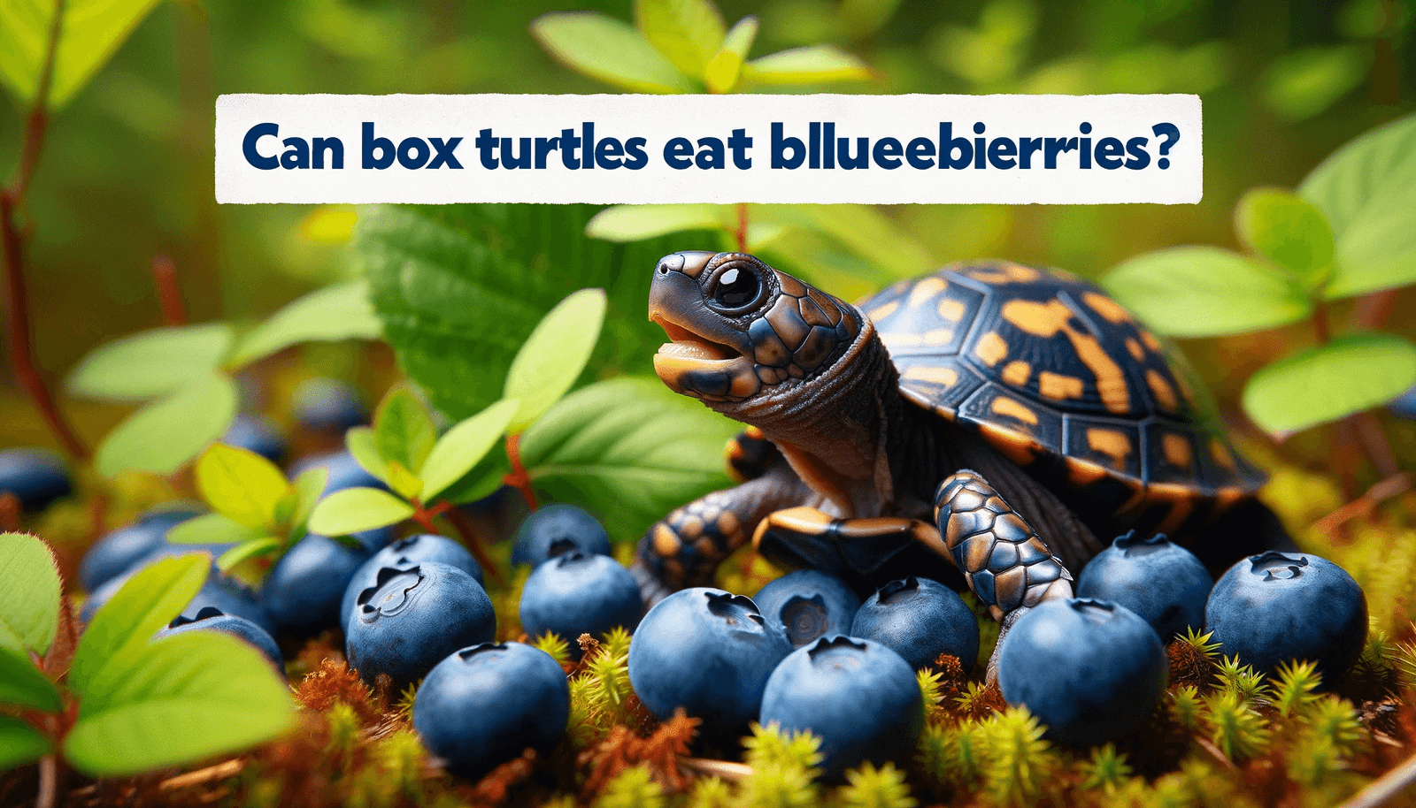 Can Box Turtles Eat Blueberries