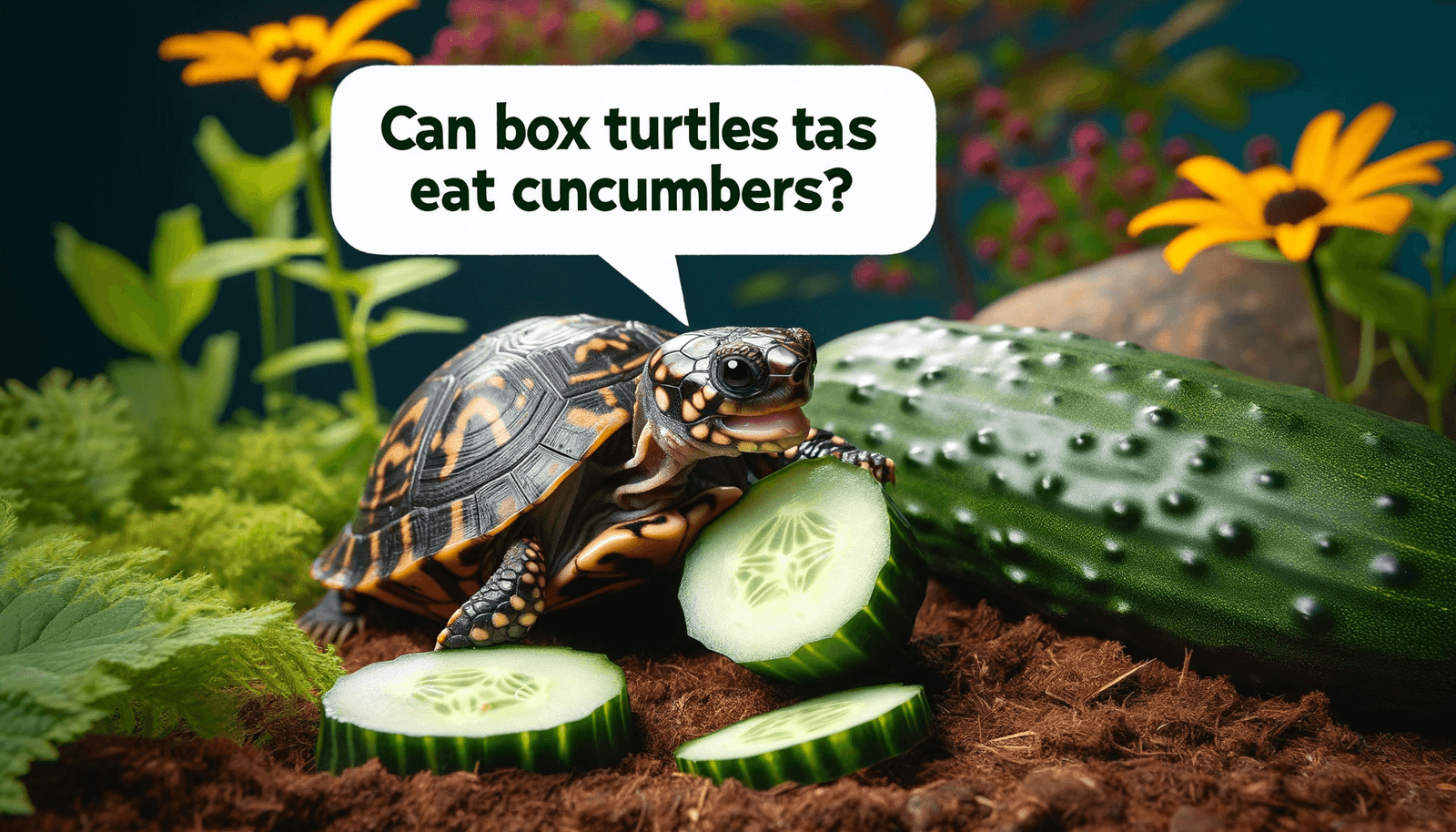 Can Box Turtles Eat Cucumbers
