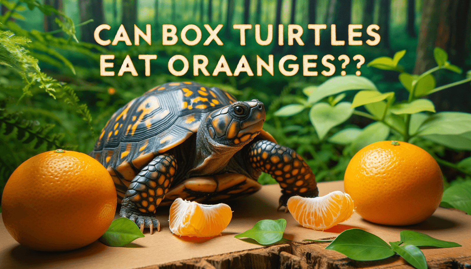 Can Box Turtles Eat Oranges