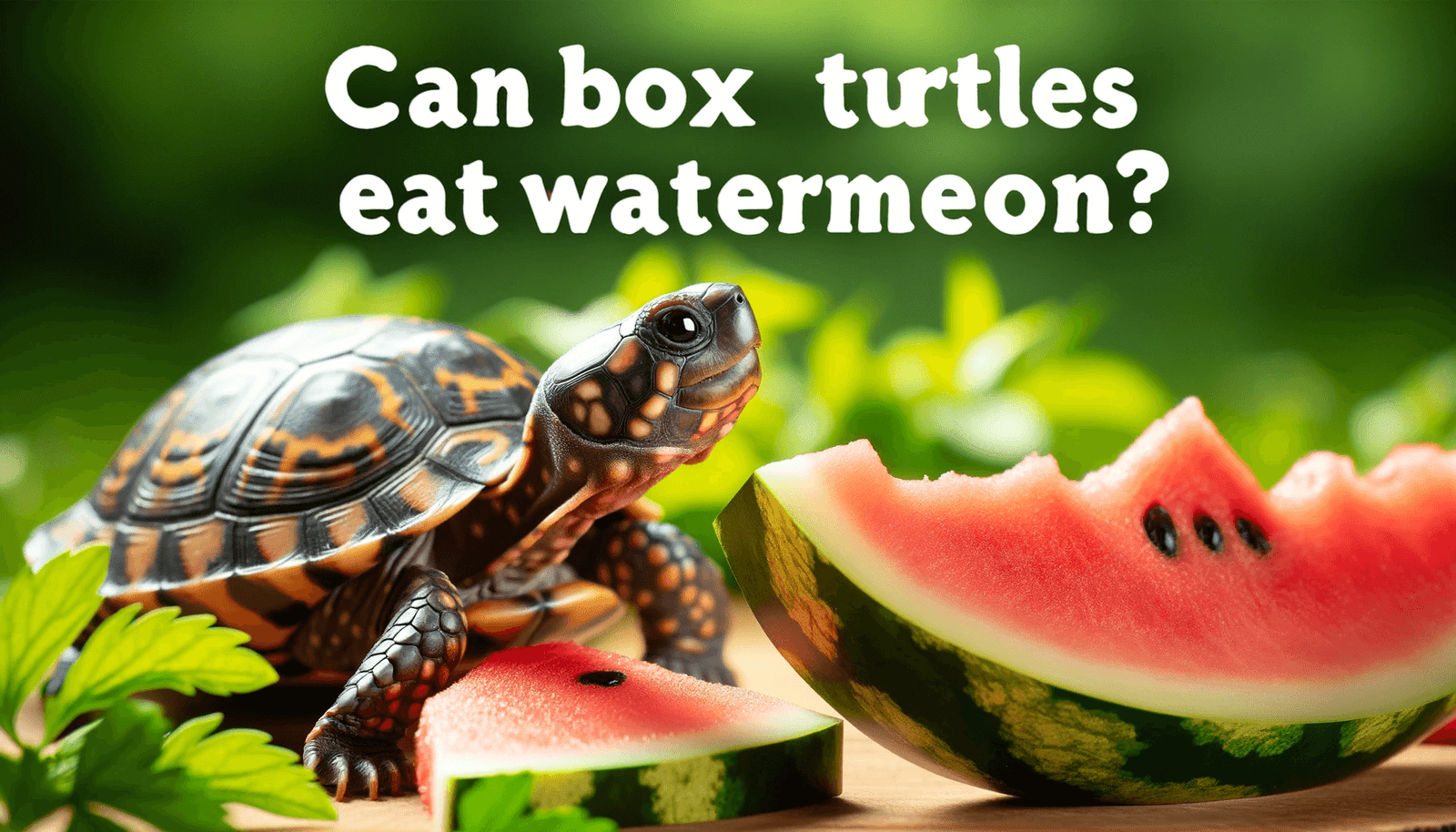 Can Box Turtles Eat Watermelon