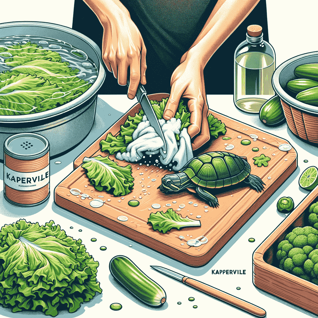 How to Feed Lettuce to Turtles