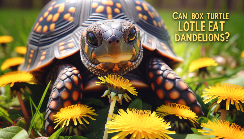 Can Box Turtles Eat Dandelions?